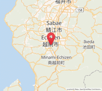 Map of Echizen, Fukui