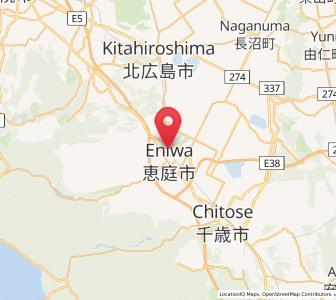 Map of Eniwa, Hokkaido