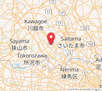 Map of Fujimi, Saitama