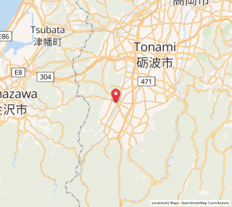 Map of Fukumitsu, Toyama