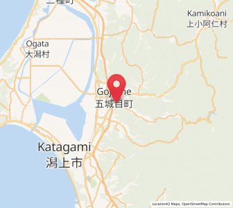 Map of Gojōnome, Akita