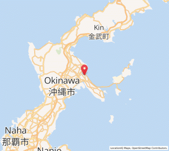 Map of Gushikawa, Okinawa
