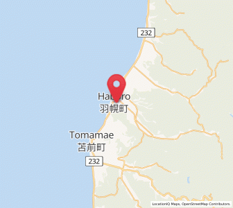 Map of Haboro, Hokkaido
