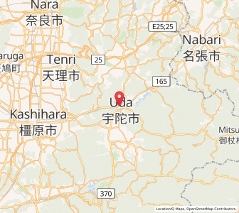 Map of Haibara-akanedai, Nara