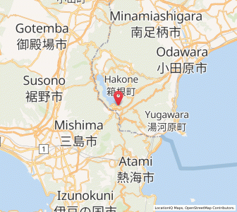 Map of Hakone, Kanagawa