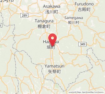 Map of Hanawa, Fukushima