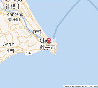 Map of Hasaki, Chiba