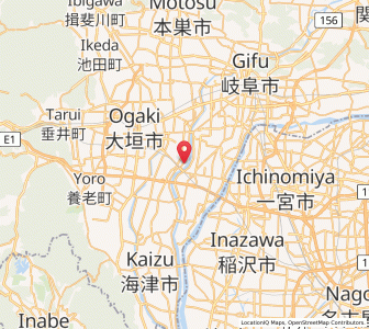 Map of Hashima, Gifu