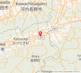 Map of Hashimoto, Wakayama