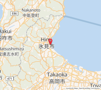 Map of Himimachi, Toyama