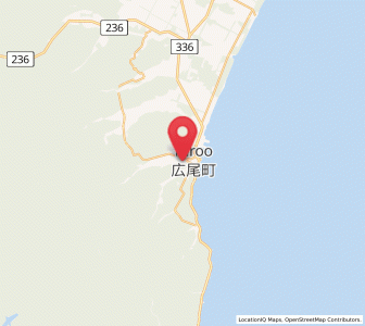 Map of Hiroo, Hokkaido