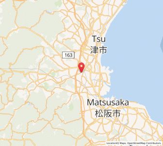 Map of Hisai-motomachi, Mie