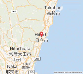 Map of Hitachi, Ibaraki