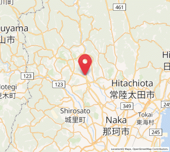Map of Hitachiomiya, Ibaraki