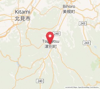 Map of Honchō, Hokkaido