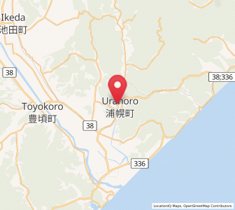 Map of Honchō, Hokkaido