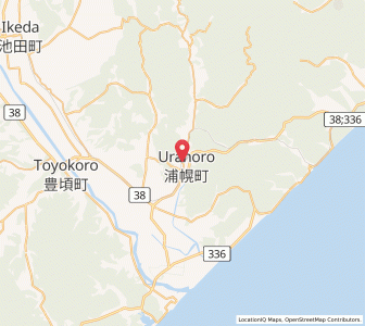 Map of Honchō, Hokkaido