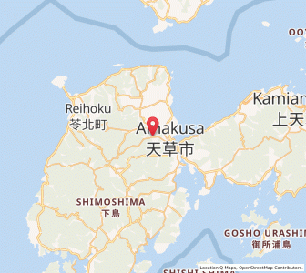 Map of Hondomachi-hondo, Kumamoto