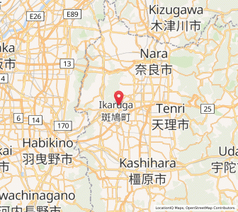 Map of Hōryūji, Nara