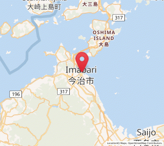 Map of Imabari-shi, Ehime