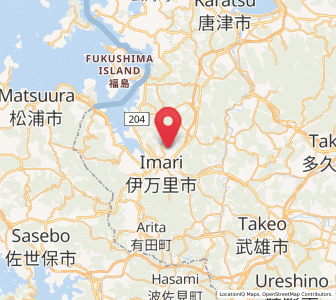 Map of Imari, Saga