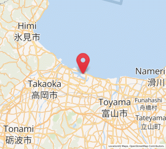 Map of Imizu, Toyama