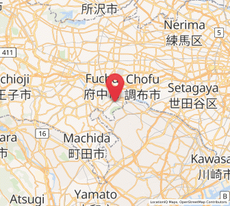 Map of Inagi, Tokyo