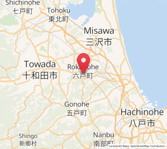 Map of Inuotose, Aomori