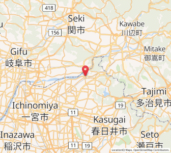 Map of Inuyama, Aichi