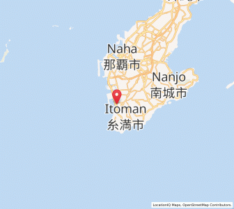 Map of Itoman, Okinawa