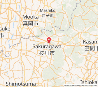 Map of Iwase, Ibaraki