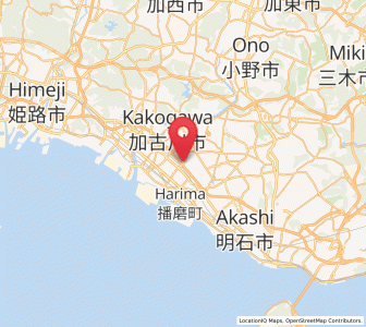 Map of Kakogawa, Hyōgo