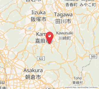 Map of Kama, Fukuoka