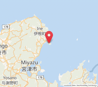 Map of Kameshima, Kyoto