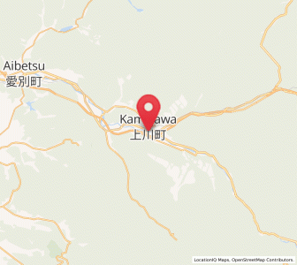 Map of Kamikawa, Hokkaido