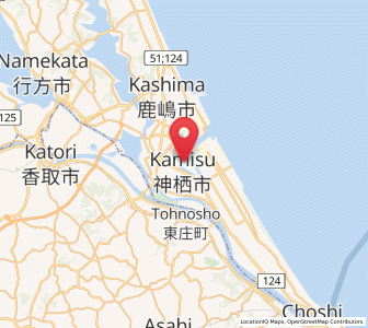 Map of Kamisu, Ibaraki