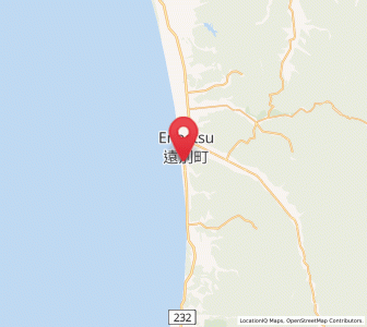 Map of Kanaura, Hokkaido