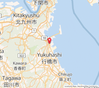 Map of Kanda, Fukuoka