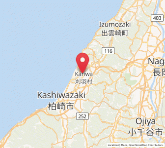 Map of Kariwa, Niigata