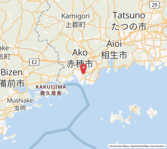 Map of Kariya, Hyōgo