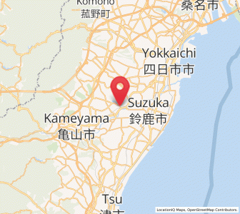 Map of Kasado, Mie