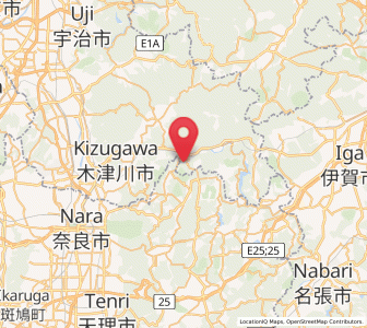 Map of Kasagi, Kyoto