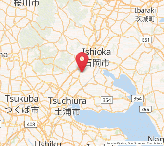Map of Kasumigaura, Ibaraki