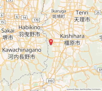 Map of Katsuragi, Nara