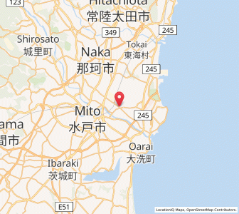 Map of Katsuta, Ibaraki