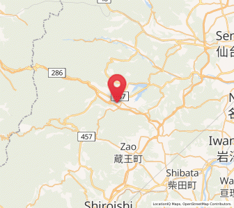 Map of Kawasaki, Miyagi
