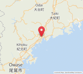 Map of Kihoku, Mie