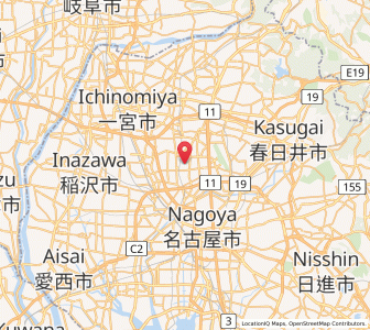 Map of Kitanagoya, Aichi