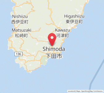 Map of Kōchi, Shizuoka