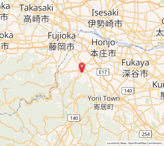 Map of Kodamachō-kodamaminami, Saitama